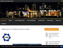 Tablet Screenshot of hitchincameraclub.org